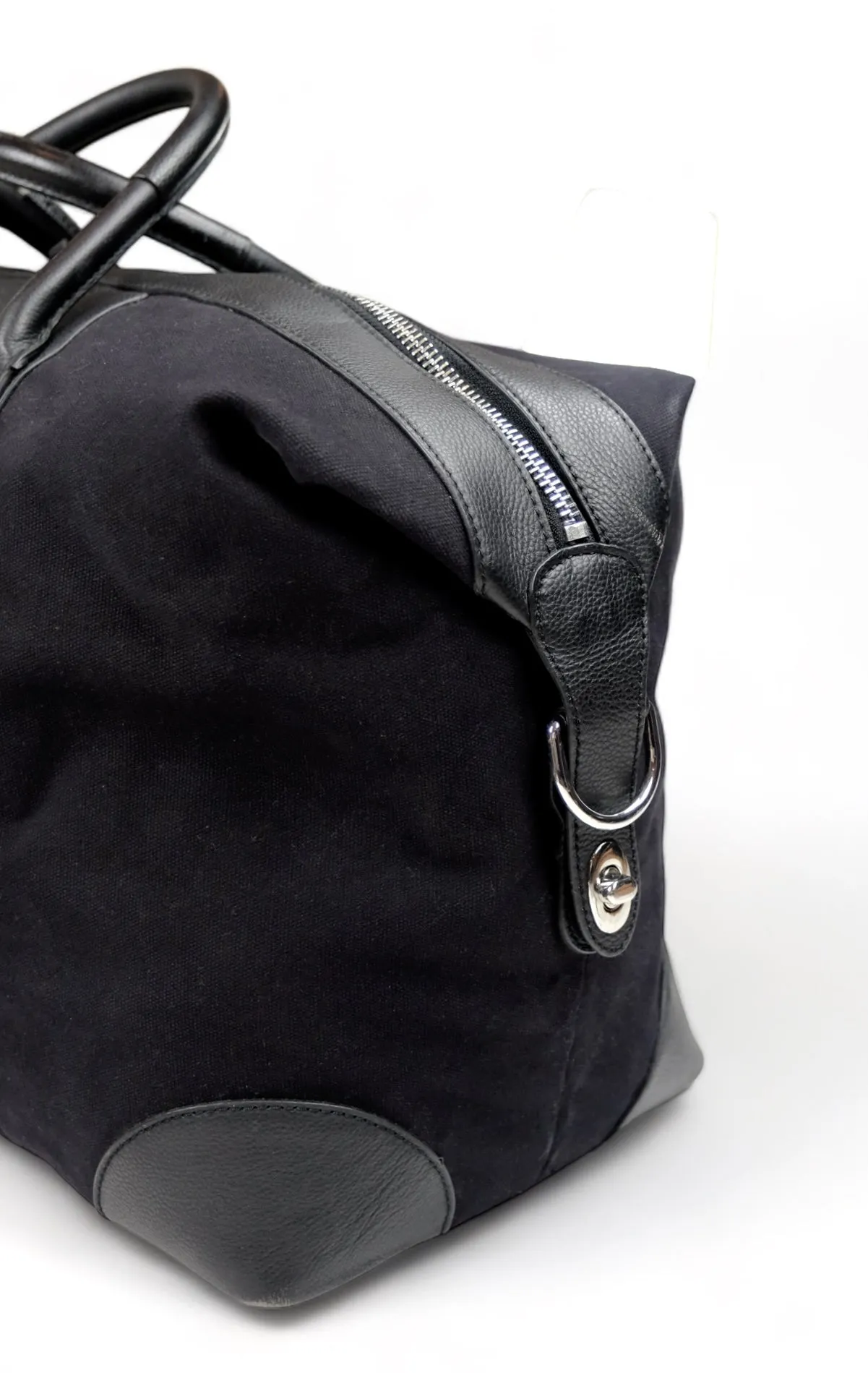 Baron - Black Canvas Weekend Bag 48h/50L