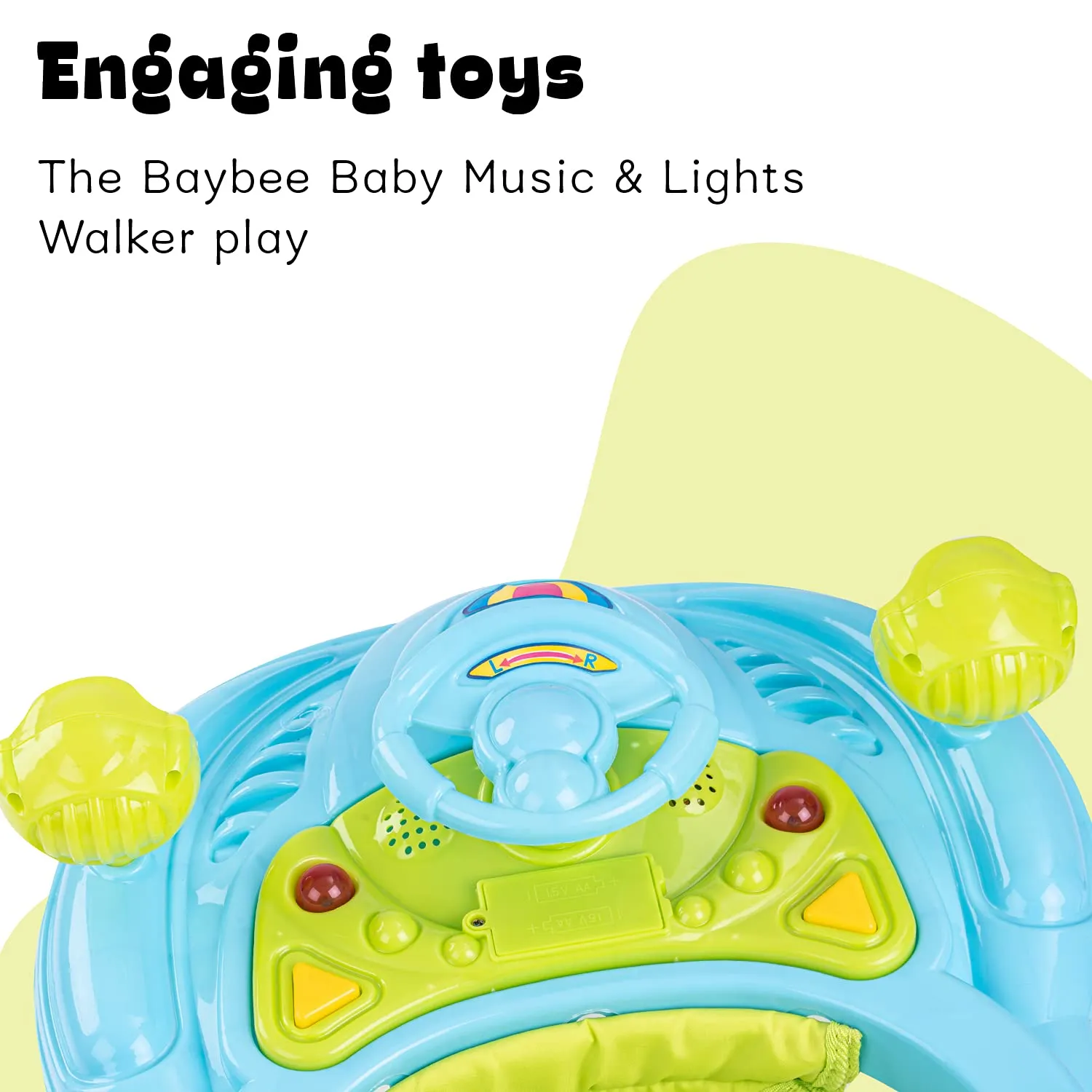 Baybee Nemo Baby Walker for Kids Foldable  Walker with 3 Height Adjustable.