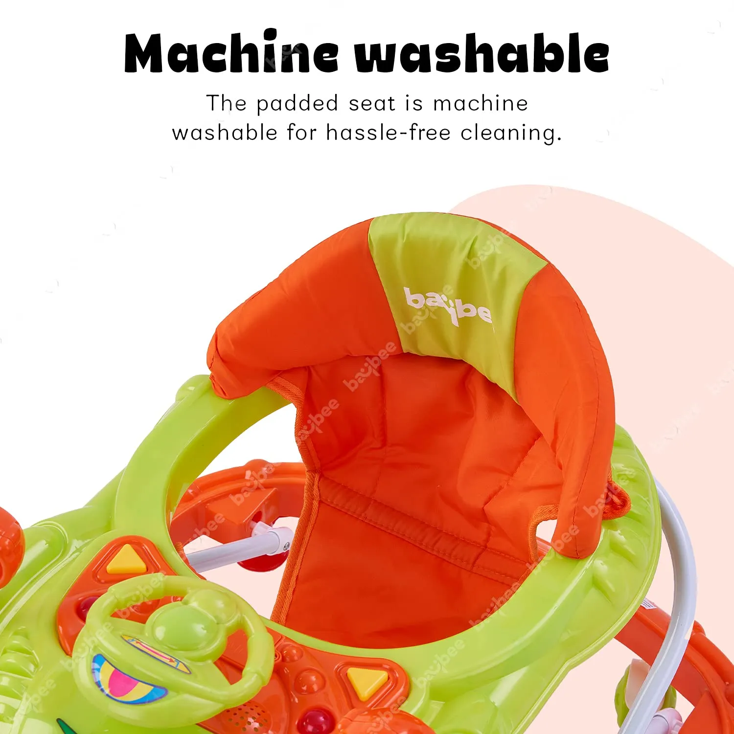 Baybee Nemo Baby Walker for Kids Foldable  Walker with 3 Height Adjustable.