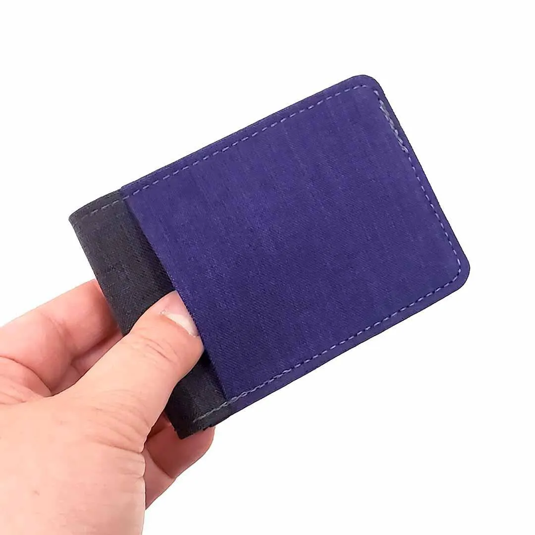 Bifold Wallets - Gray Canvas Fabric (Assorted Colors) Vegan by Hold Supply Company