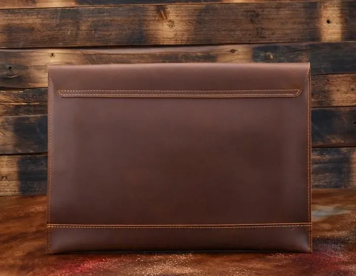 BLACK and BROWN MENS LEATHER SLIM CLUTCH PURSE BAG CLUTCH BAG FOR MEN