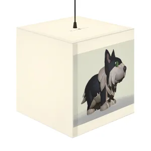 Black Dog Personalized Lamp