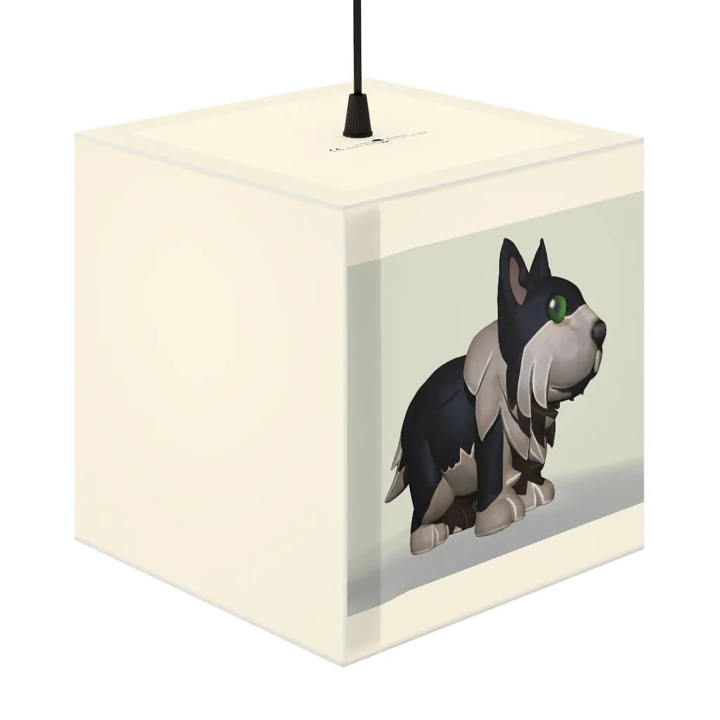 Black Dog Personalized Lamp