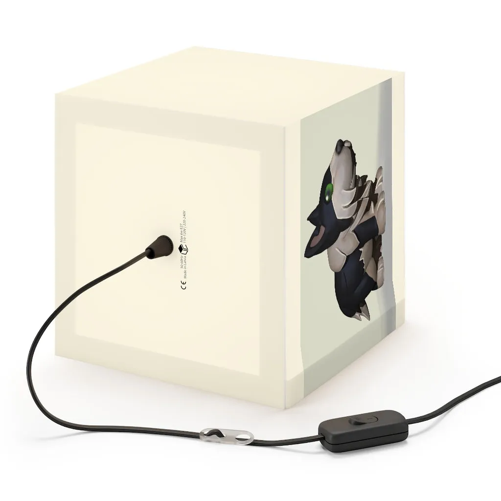Black Dog Personalized Lamp