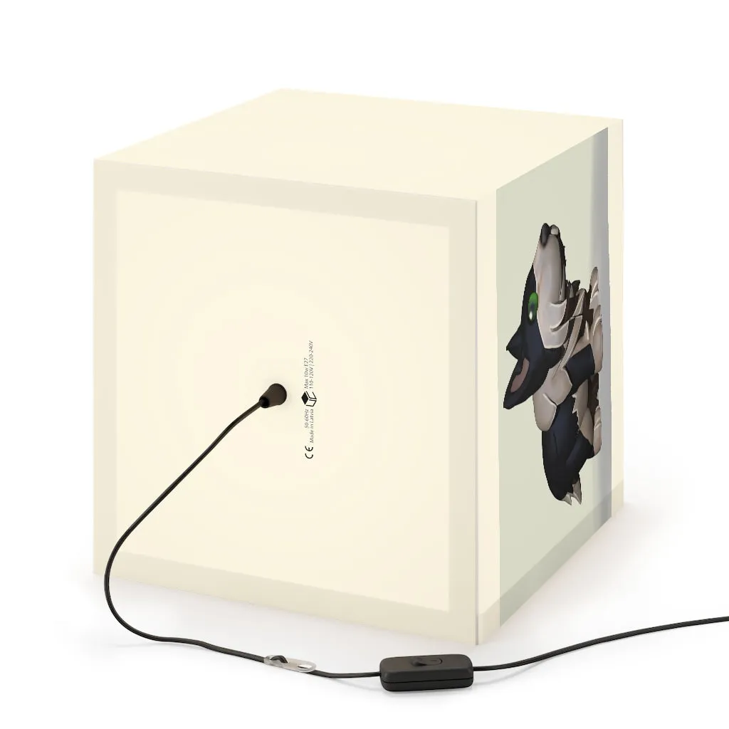 Black Dog Personalized Lamp