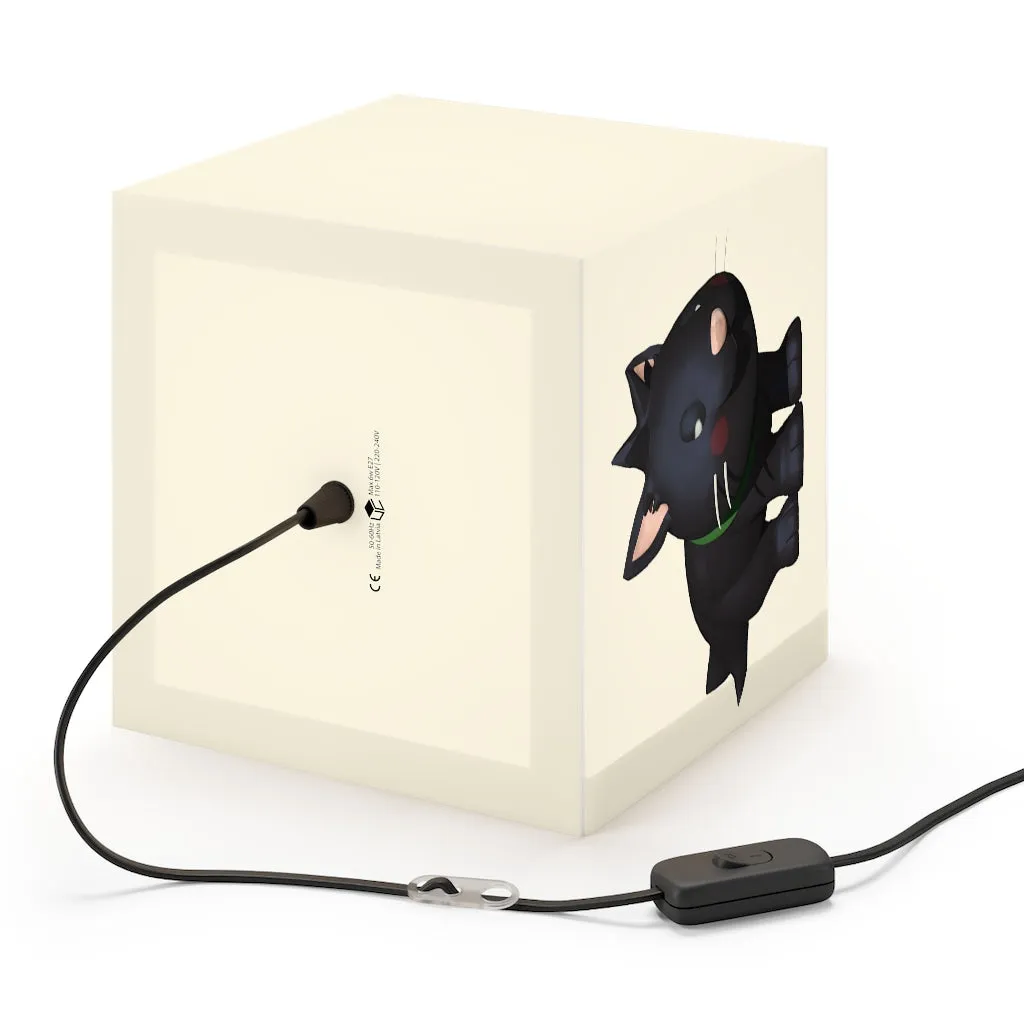 Black Kitty Personalized Lamp