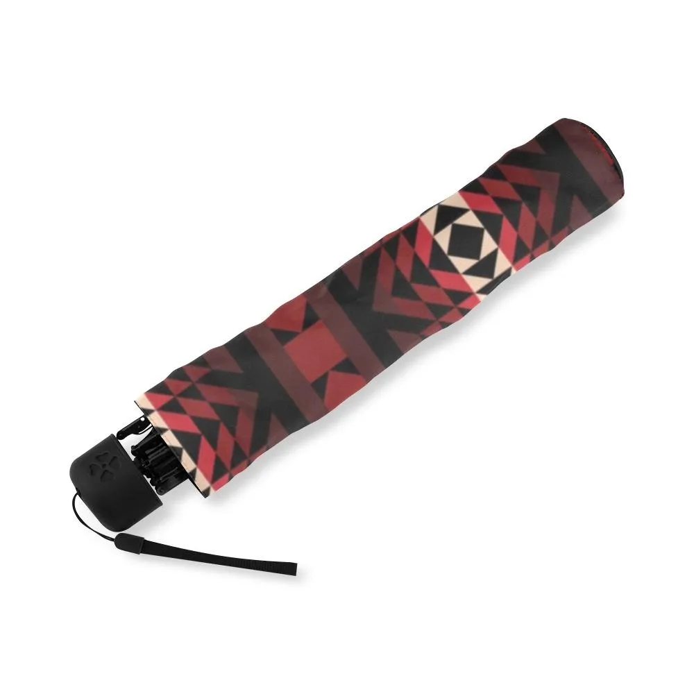 Black Rose Foldable Umbrella