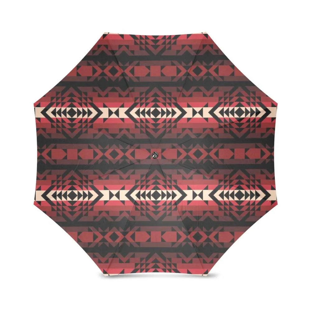 Black Rose Foldable Umbrella