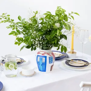 Bougainvillea Dreams- Handpainted Flower pot
