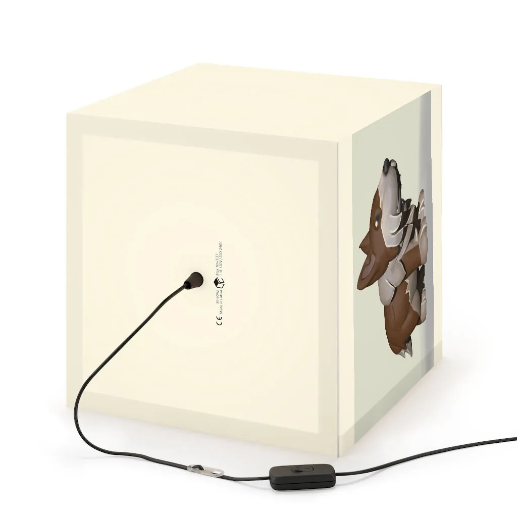 Brown Dog Personalized Lamp