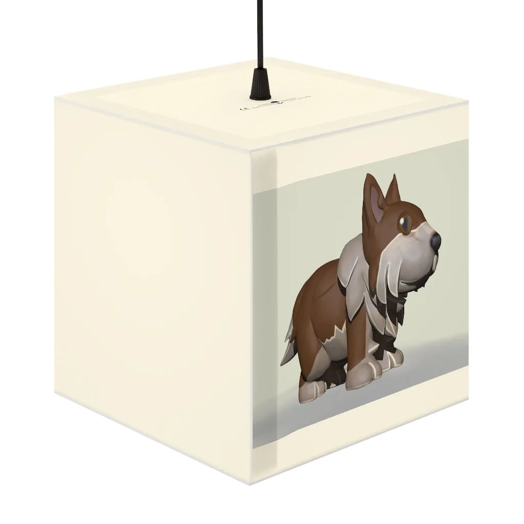 Brown Dog Personalized Lamp