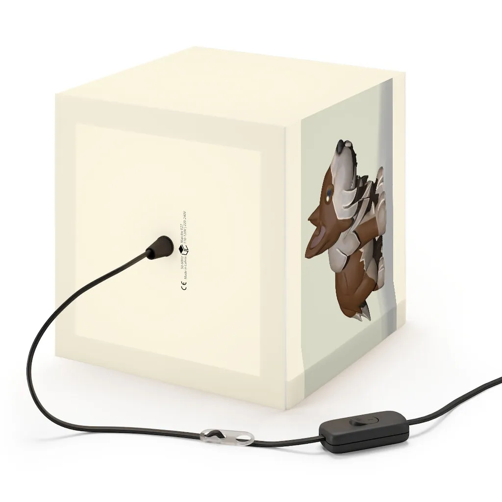Brown Dog Personalized Lamp