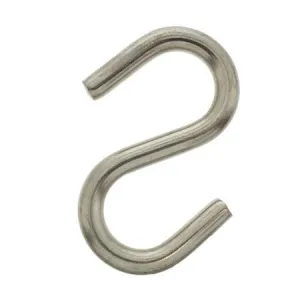 Bulldog Hardware 5/16 in. x 3 in. S Hook, Stainless Steel
