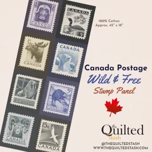 Canada Postage: Wild and Free Stamp Panel