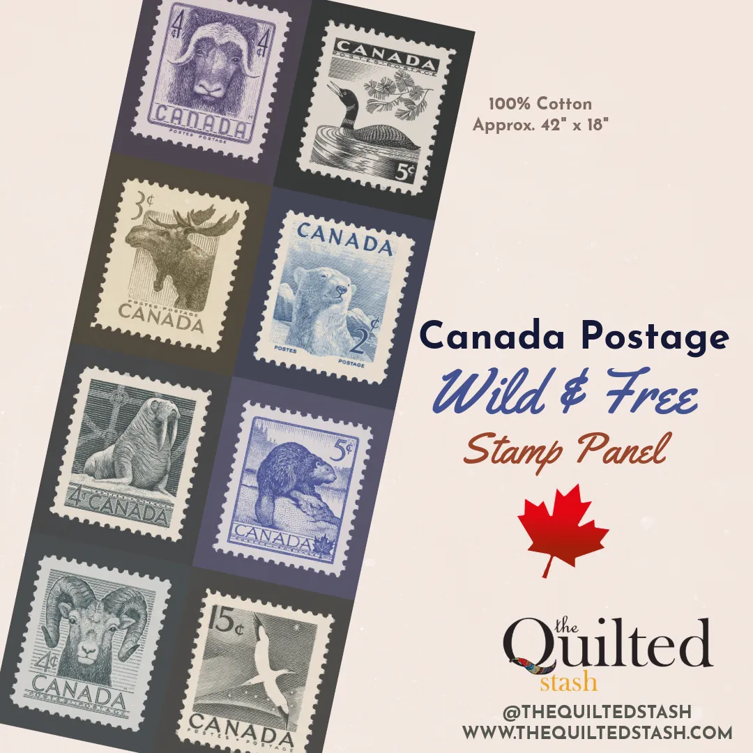 Canada Postage: Wild and Free Stamp Panel