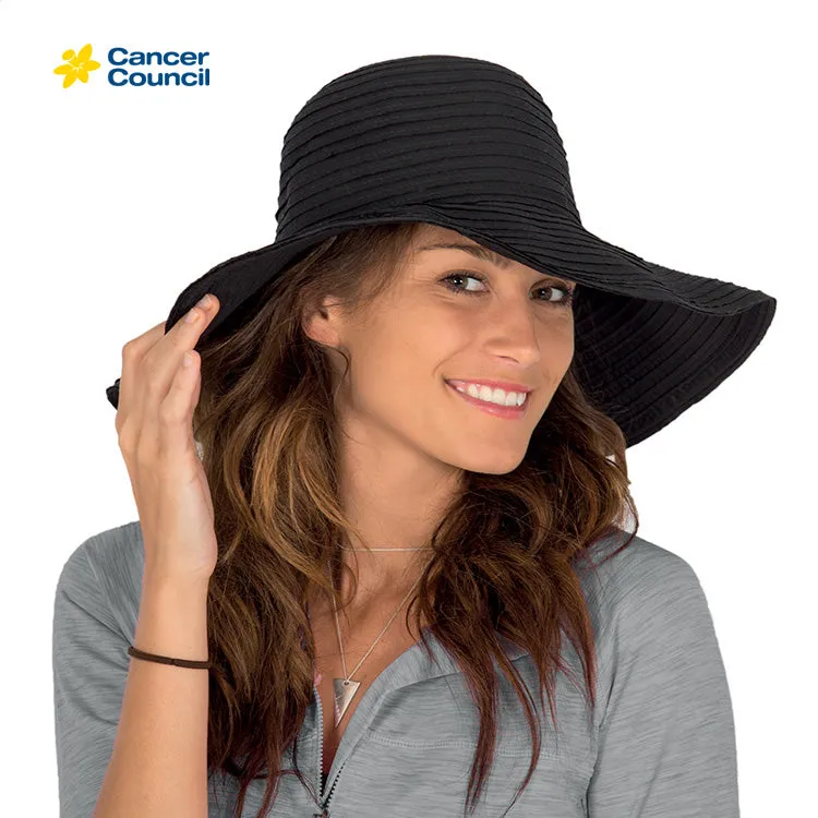 Cancer Council Endless Summer Resort Sun Hat - Solid Black