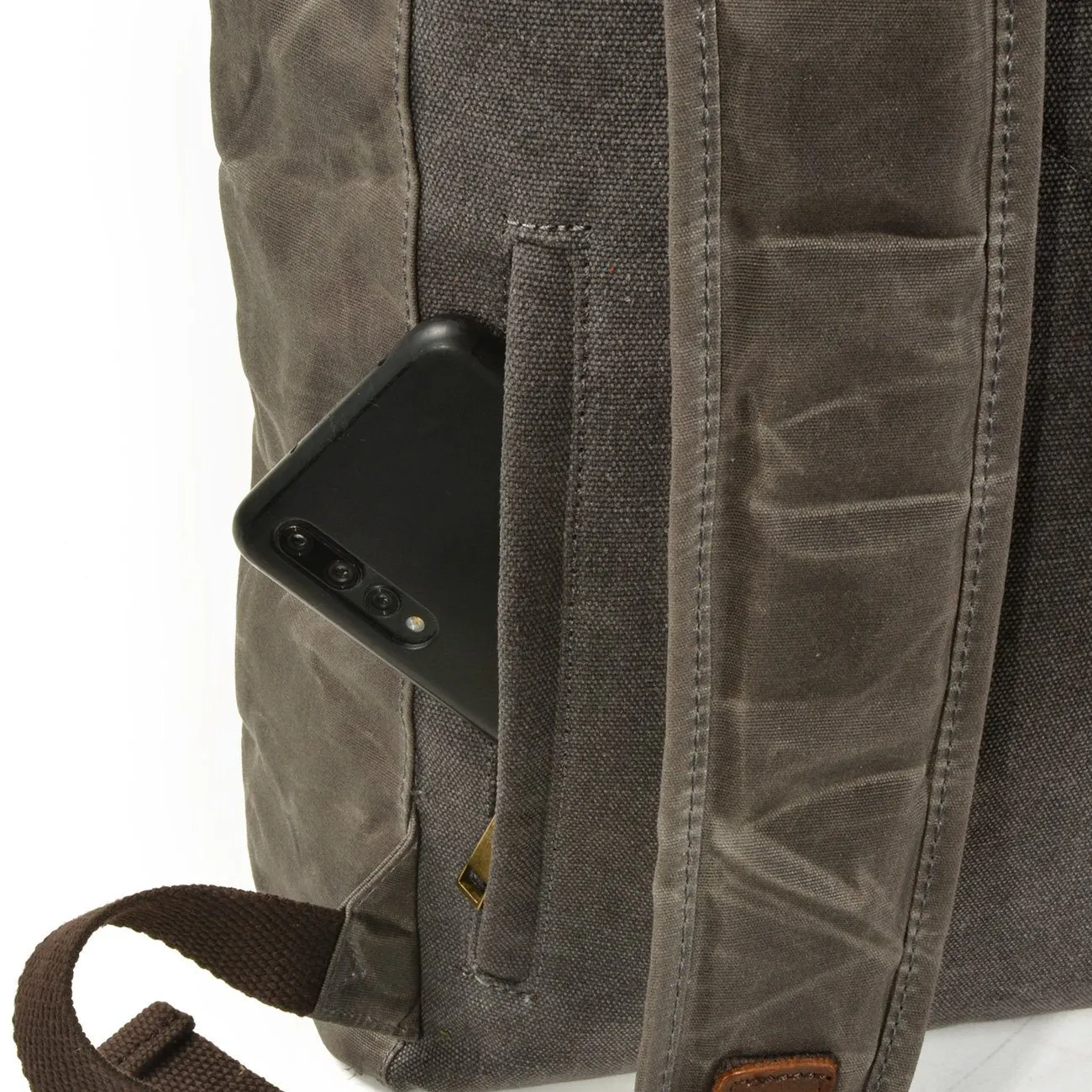 Canvas and Leather Backpack | OSLO