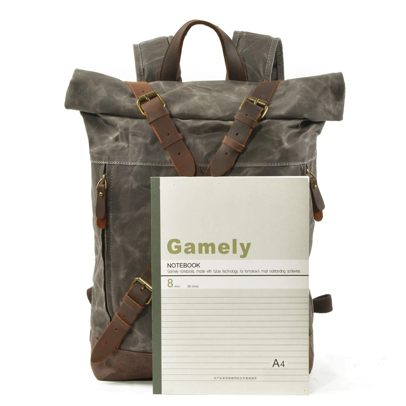 Canvas and Leather Backpack | OSLO