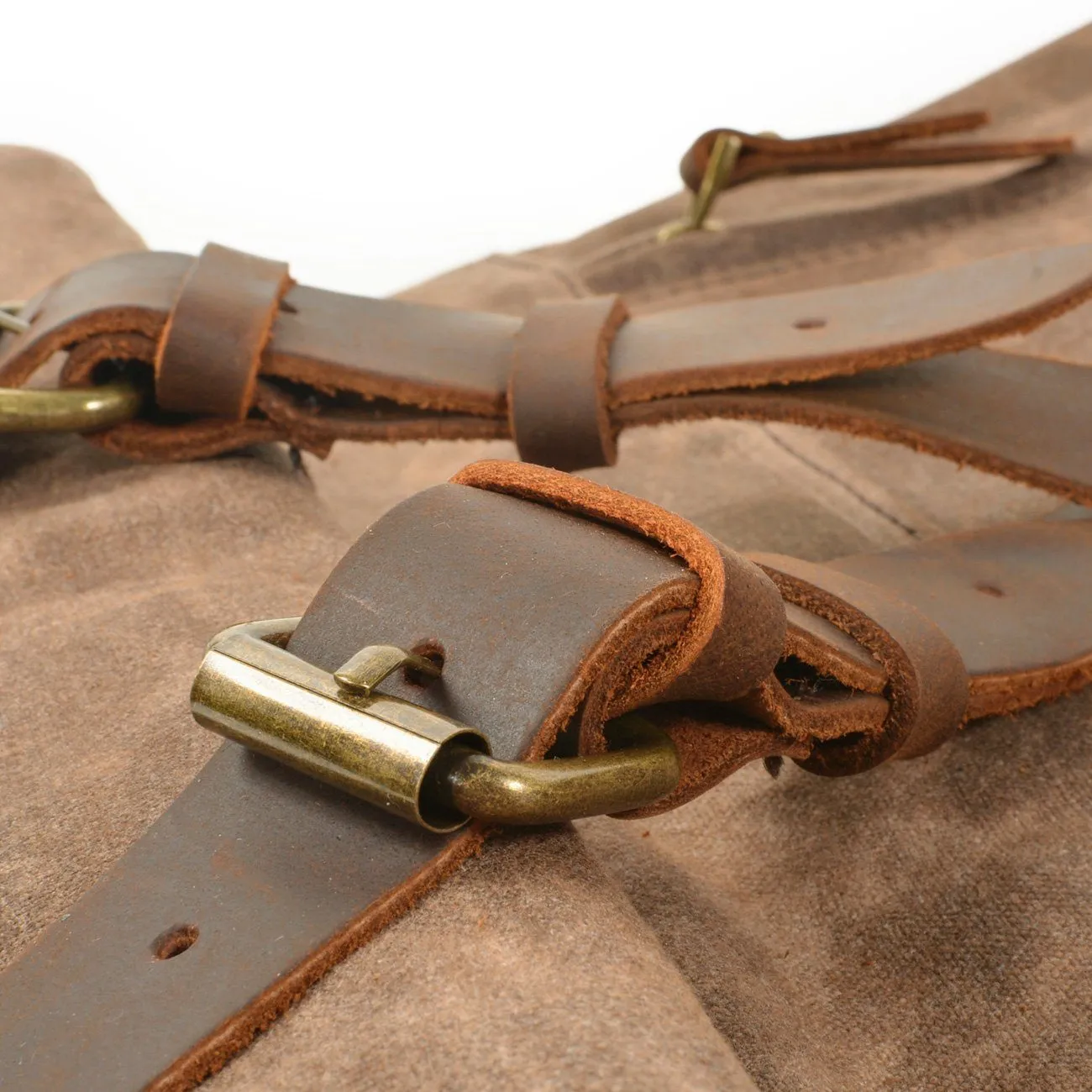 Canvas and Leather Backpack | OSLO