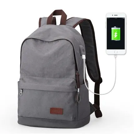 Canvas Backpack for Teenagers