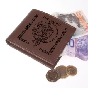 Carnegie Clan Crest Real Leather Wallet