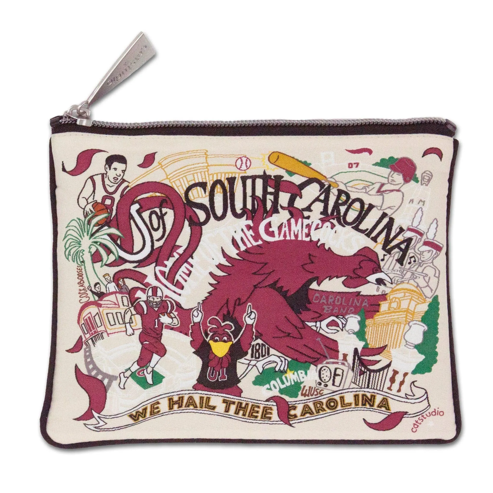 Catstudio - Collegiate Zip Pouch -  South Carolina, University of