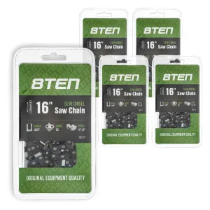 Chainsaw Chain 16 Inch .050 3/8 55DL For Stihl Homelite 63PM55 63PM55E 501847055 63PM355E S93G55 | 5-PACK