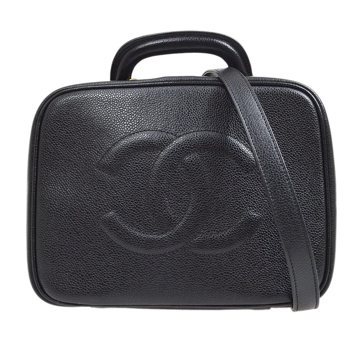 CHANEL 1997-1999 Timeless Lunch Box Vanity Medium 01129