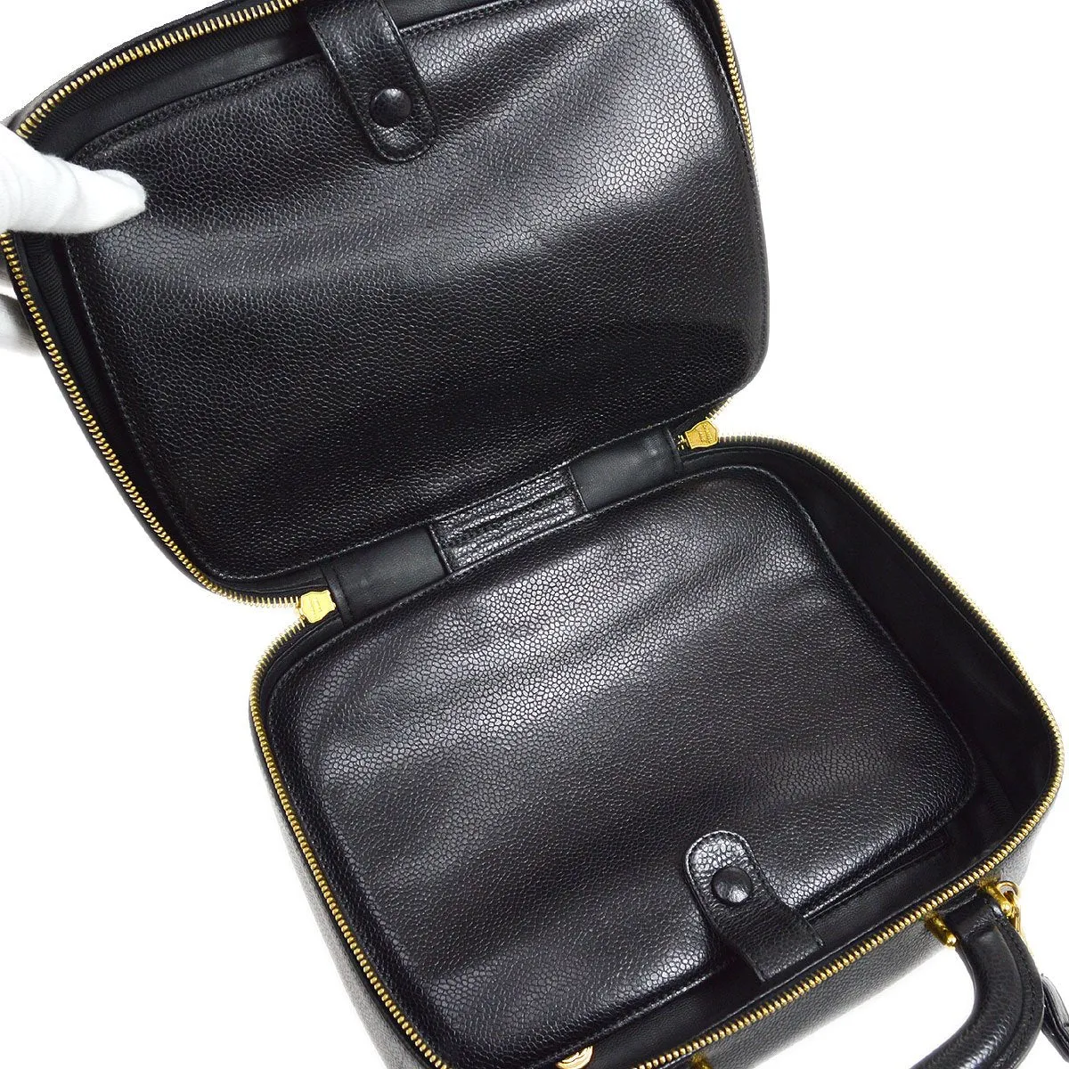 CHANEL 1997-1999 Timeless Lunch Box Vanity Medium 01129