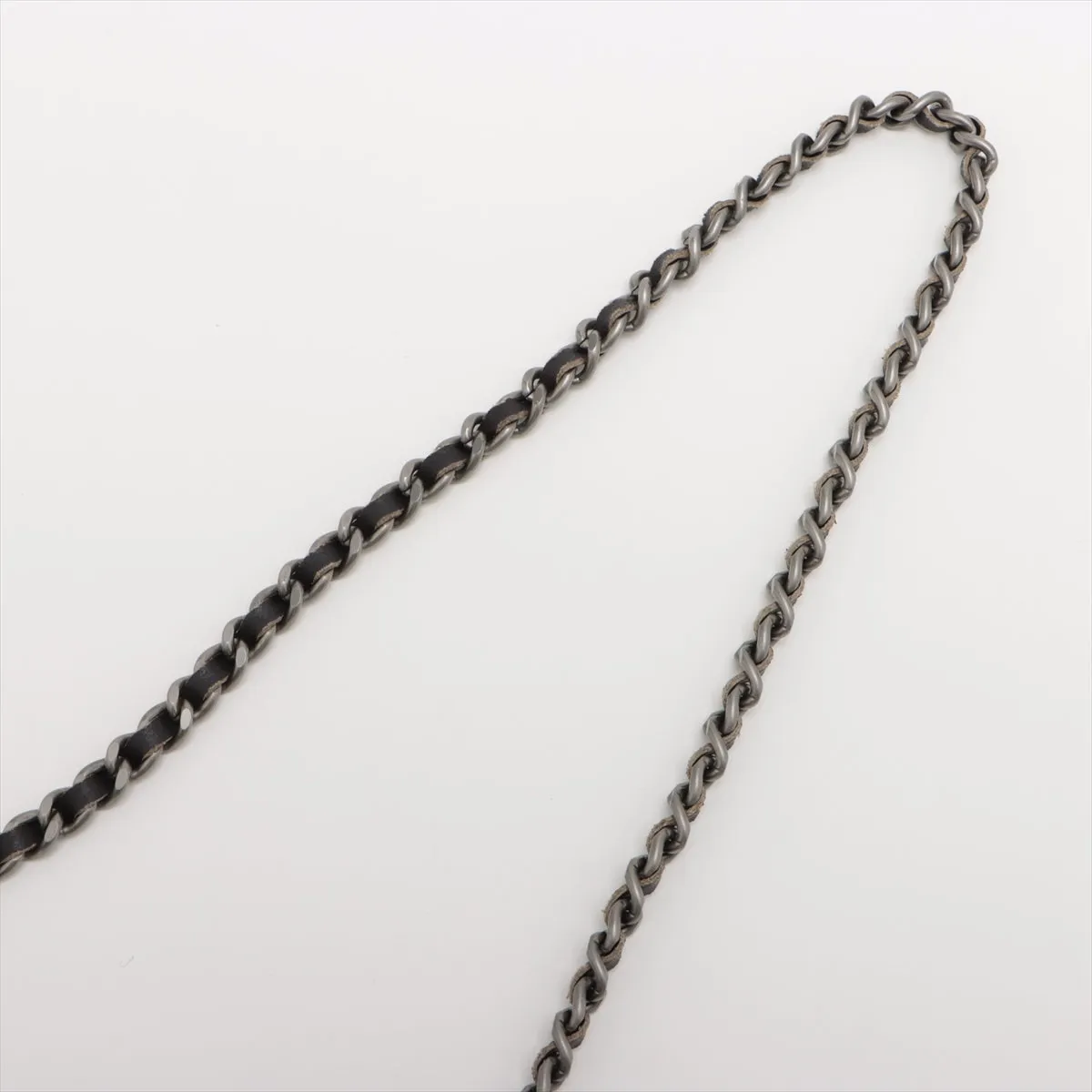 Chanel Chocolate Bar Denim Chain Shoulder Bag Blue Silver G  6th