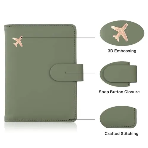 Cnycmy Passport Holder and Vaccine Card Holder