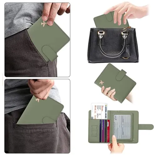 Cnycmy Passport Holder and Vaccine Card Holder