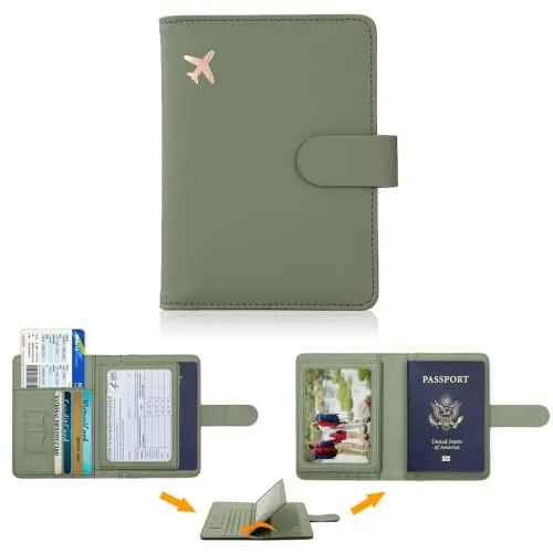 Cnycmy Passport Holder and Vaccine Card Holder