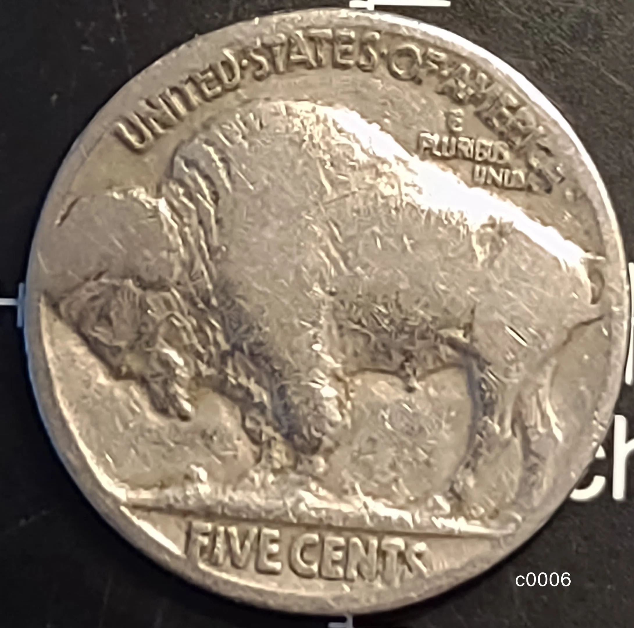 coin- 1936 buffalo nickel error DD double struck rare