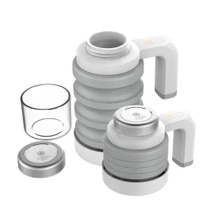 Collapsible Design Food Grade Material Mini Foldable Electric Kettle 12V DC