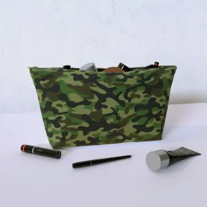 Cosmetic Bag - Camo Green
