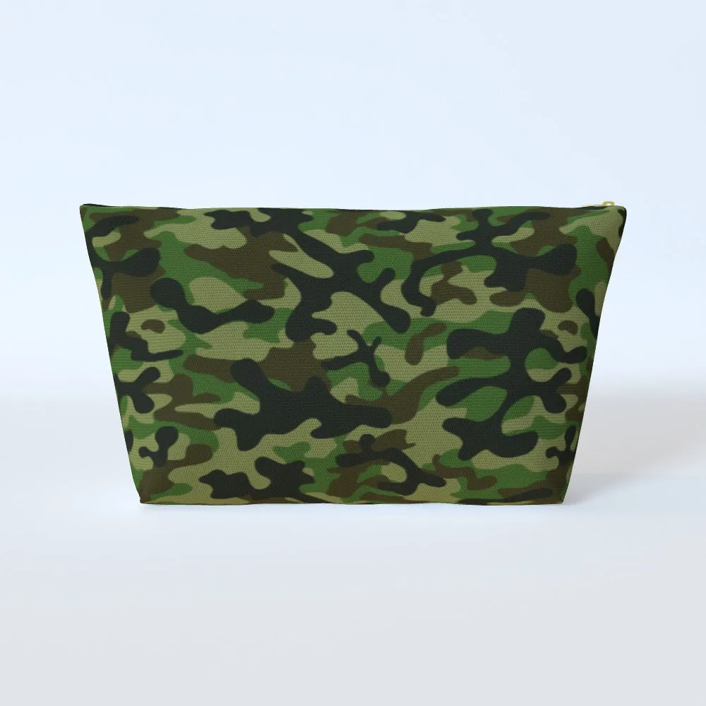 Cosmetic Bag - Camo Green