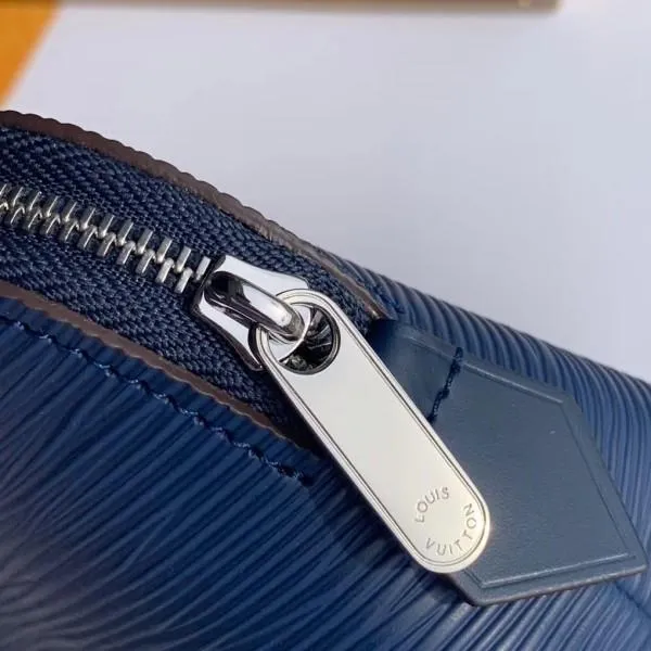 Cosmetic Pouch Pm Bag Epi Leather Indigo M40638