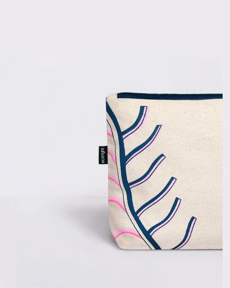 Cosmetic Pouch - Rear Leaf