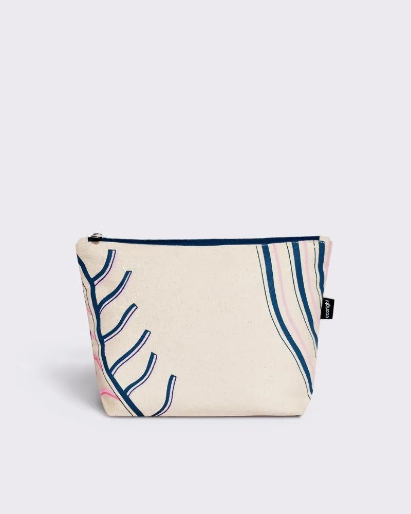 Cosmetic Pouch - Rear Leaf
