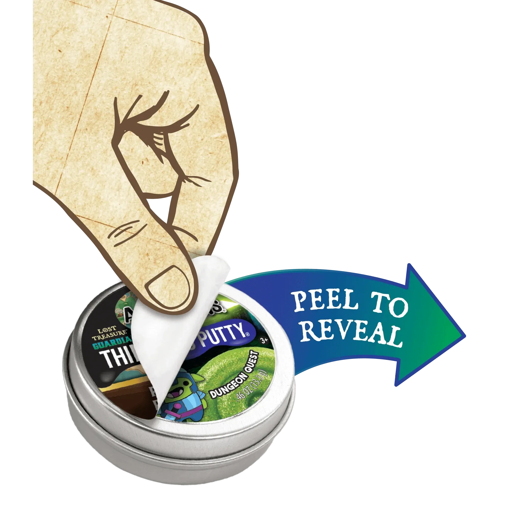 Crazy Aaron’s® Lost Treasure Guardians™ Mini Tin