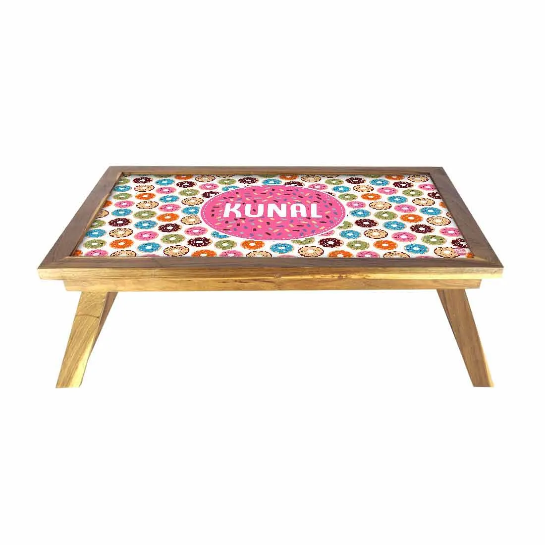 Customized Multipurpose Foldable Laptop Table - Donuts