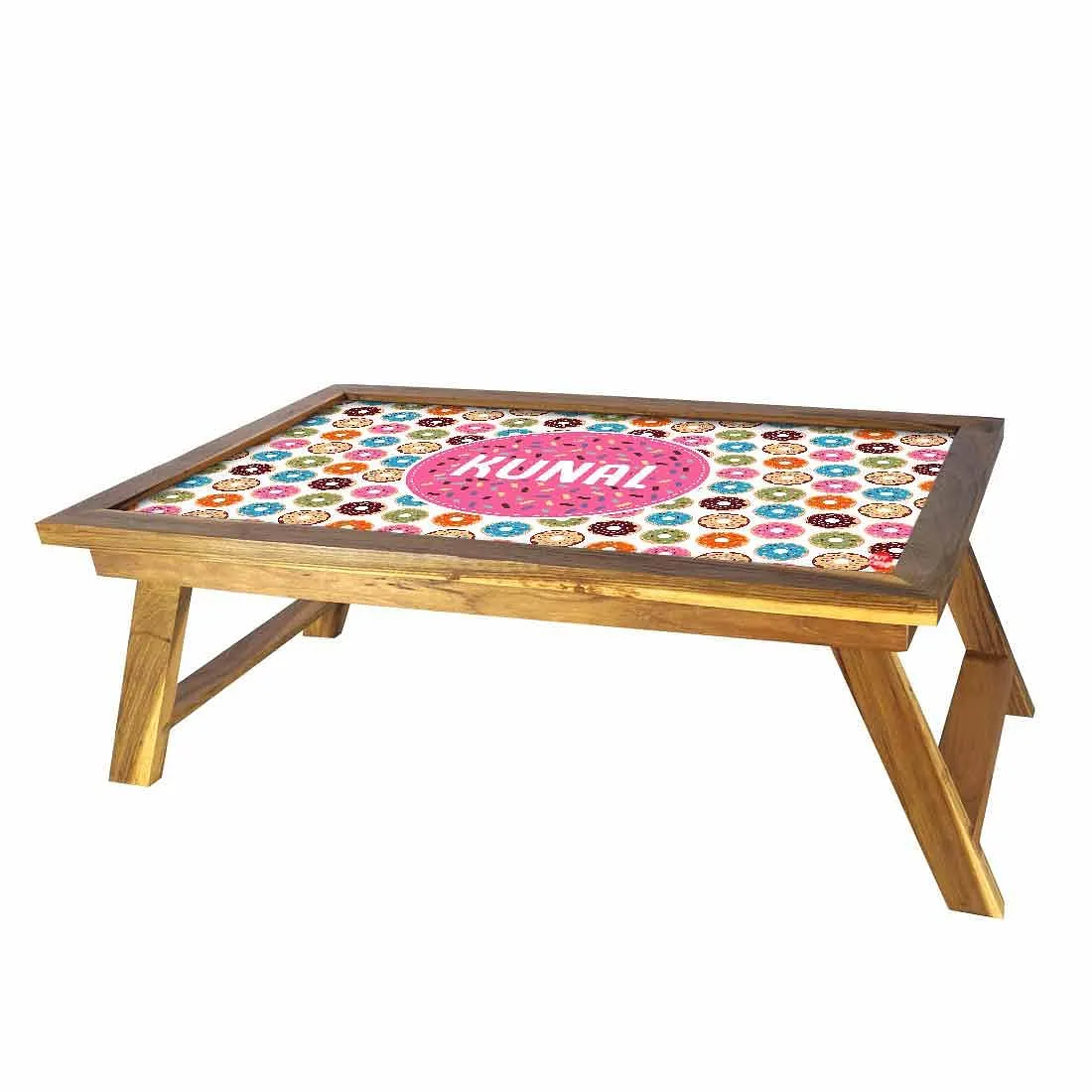 Customized Multipurpose Foldable Laptop Table - Donuts