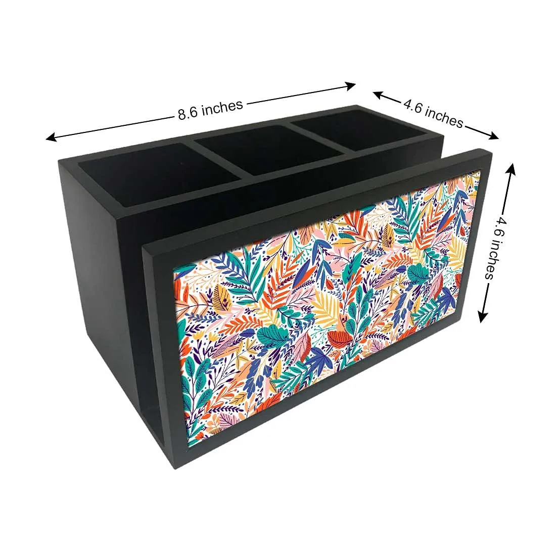 Cutlery Tissue Holder Napkin Stand -  Jungle Green Multicolor Florals