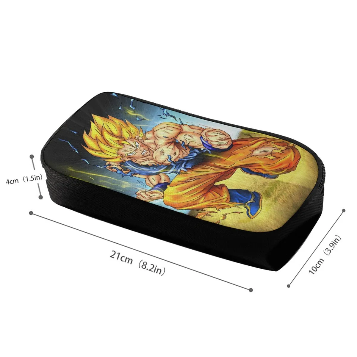 DBZ Goku Super Saiyan Thunder Power Damage Fight Cool Design Pencil Bag