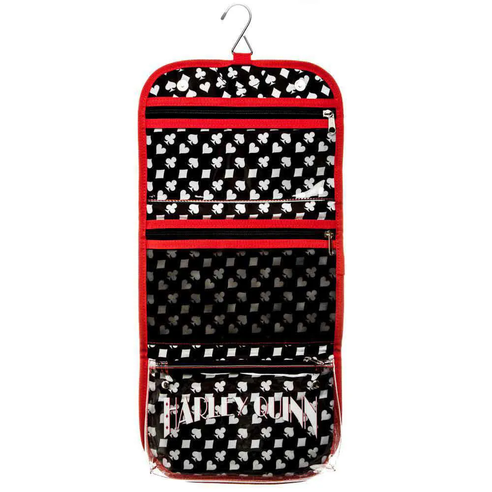 DC Comics Harley Quinn Travel Cosmetic Bag