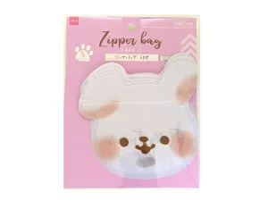 Die-Cut Zipper-Bag Rabbit 5Sheets
