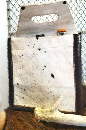 Disguise Cowhide & Leather 6 Pack Drink Caddy