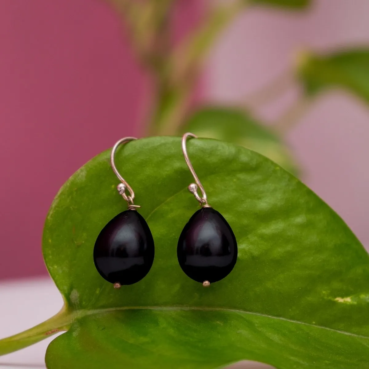 Drop Baroque Shell Pearl Earrings
