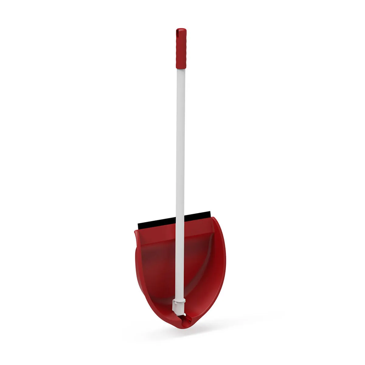 Dustpan Plastiken White Red Plastic Foldable